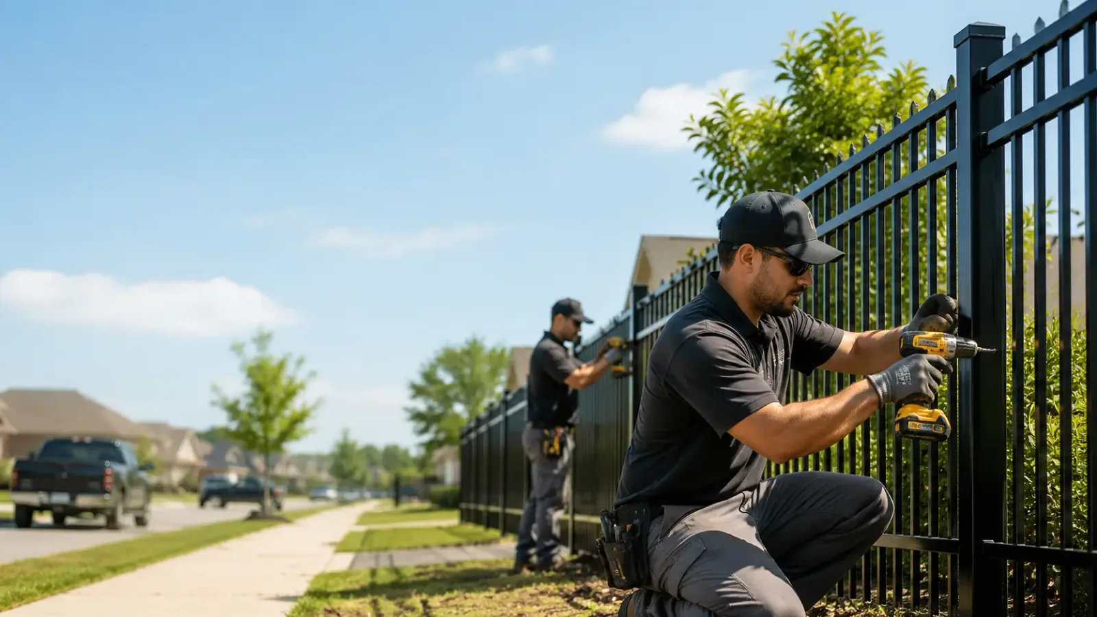 Metal Fence Installation in Monroe, IA